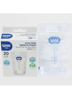 اشتري Wee Baby Breast Milk Storage Bags 200ml (20 Bags) في مصر