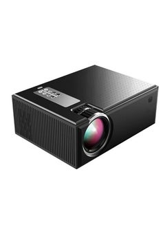 Buy LCD Projector, 2800 Lumens Support 1080P Input Dolby Audio Wireless Portable Smart Home Theater Projector (Black) in Saudi Arabia