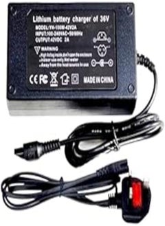 Buy Universal Battery Fast Charger for Hoverboard 36v Electric Scooter (42V 2a) in Egypt