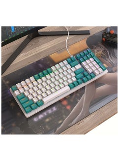 Buy K3 mechanical keyboard 100-key game customized hot-swappable axis game computer keyboard suitable for  spot in UAE