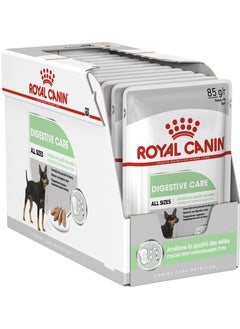 Buy Royal Canin Bundle Digestive Care Wet Dog Food Pouch of 85g x 12 in UAE