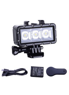 Buy High Power Dimmable Waterproof LED Video Light Fill Night Light Diving Underwater Light for Gopro Hero 11/Hero 10/Hero 9/Hero8/Hero7/Hero6/Hero5/5S/4/4S/3+/3/2 DJI Akaso Cam in UAE