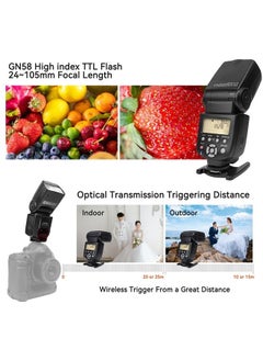 Buy YN565EX III C Flash Speedlite Hot Shoe Flash TTL HSS Slave Compatible with 1500D 1300D 800D 750D 60D 50D in UAE