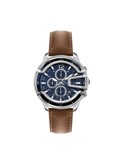 Buy Lee Cooper Men's Quartz Movement Watch, Multi Function Display and Leather Strap - LC07468.392, Brown in UAE