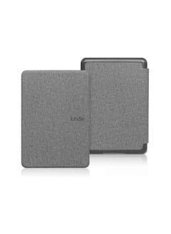 اشتري Ecosystem Premium Pu leather Case With Hand for Kindle Paperwhite 11th Generation and Kindle Paperwhite Signature Edition (6.8 inch, 2021 Release) - Cover with Auto Wake/Sleep (Grey) في مصر