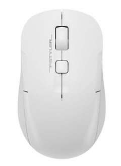 Buy Fstyler Dual Functions Silent Click Wireless Mouse FG16CS Air 2, [ Desk + Air ], Type-C Rechargeable, 2000 DPI 4-Level Adjustable, Anti-Sleep Setting Mode, White in UAE