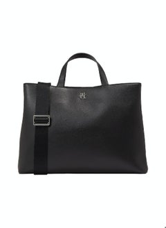 Buy Women's Essential Th Monogram Work Bag -  Recycled polyester blend, Black in Saudi Arabia