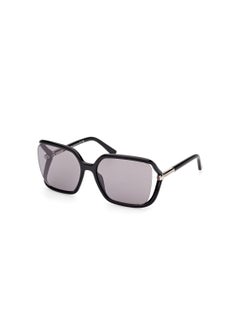 Buy Women's Butterfly Shape  Sunglasses FT108901C60 Lens Size: 60 Millimeter - Shiny Black in Saudi Arabia