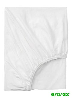 Buy Fitted sheet for day bed white 80x200 cm in Saudi Arabia