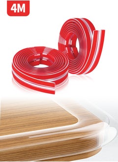 اشتري 2M*2pcs Child Safety Bumper Strip, Baby Table Corner Bumper Strip, Total 4M في الامارات