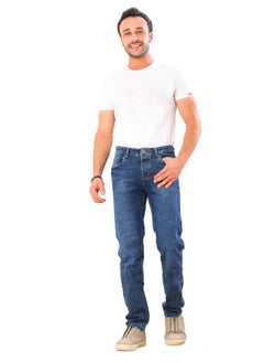 Buy Sky blue men's jeans in Egypt