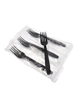 Buy Black food fork wrapped in tension 50 pieces in Saudi Arabia