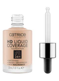 Buy HD Liquid Coverage Foundation 030 Sand Beige in UAE