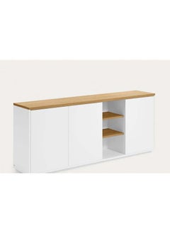 Buy White Engineered Wood Makeup Dresser - Size: 90x43x79 By Alhome in Saudi Arabia