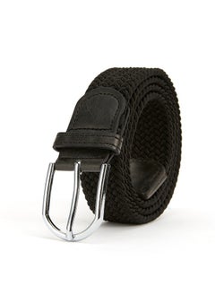 اشتري New Canvas Belt Needle Buckle Elastic Woven Waistband في السعودية