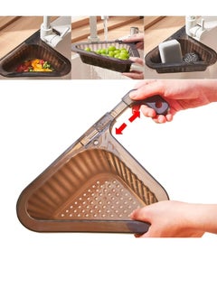 Buy Sink Drain Strainer Basket Kitchen Food Catcher Filter Sink Waste Adjustable Retractable Sink Strainer Organizer Swan Sink Corner Strainer in UAE