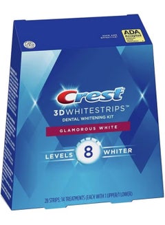 اشتري Crest 3D White Luxe Whitestrip Teeth Whitening Kit, Glamorous White, 14 Treatments في الامارات