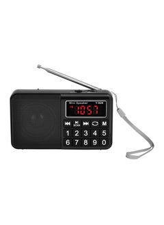 Buy Y-928 TF card speaker portable FM mini radio outdoor audio player Black in UAE