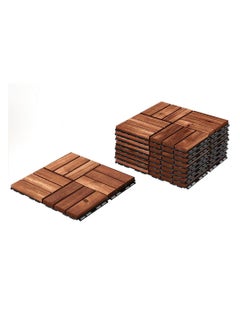 Buy 10pcs Floor Decking Tiles Garden Flooring Carpet Interlocking Deck Patio Decking Tiles For Indoor Outdoor in UAE