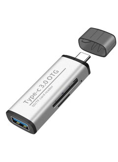 Buy USB C Card Reader with USB 3.0 OTG Adapter,Read Data in SD or Micro SD/TF Card at High Speed Through Type-C Port Type C laptops, phones, tablets supporting OTG function in UAE