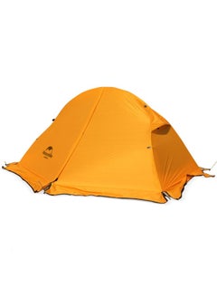 Buy Ultralight 1-Man Tent | Cycling Tent | Round | Size: 205 X 95 X 110 Cm | Waterproof, Lightweight, Snow Skirt | Color - 20D Silica Orange in Saudi Arabia