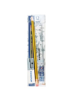 Buy Staedtler Pencil With Eraser Sharpener and Ruler Combo in UAE