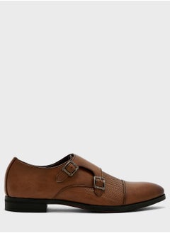 Buy Monk Strap Detail Formal Slip Ons in UAE