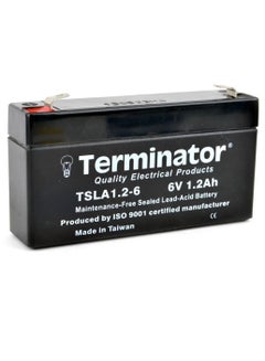 Buy Terminator Sealed Lead Acid Battery 6V 1.2Ah in UAE