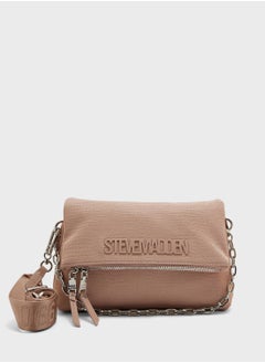 Buy Chain Detail Flap Over Satchel in Saudi Arabia