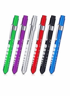 Buy Mini LED Flashlight Small Handy Reusable LED Torch Pen Flashlight with Stainless Steel Clip for Medical Checking Home and Outdoor Activities Pen Torch Light for Nurse Students Doctors (6 Pcs) in Saudi Arabia