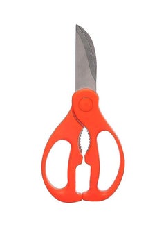 اشتري Stainless Steel Modern Kitchen Scissors For Cutting Chicken - Orange في مصر