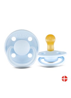 Buy Rebael Mono Natural Rubber Round Pacifier Size 1 - Baby 0-6M (1-pack) - Tiny Sky in Egypt