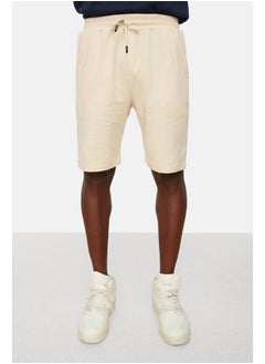 Buy Men's Beige Regular/Normal Fit Basic Shorts & Bermuda in Egypt