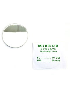 Buy 1pcs Concave Mirror, Spherical | 50mm Diameter and 100mm Focal Length | Clearer Vision and Enhanced Learning | Durable and High-Quality Material | Ideal for Physics and Optics Experiments in UAE