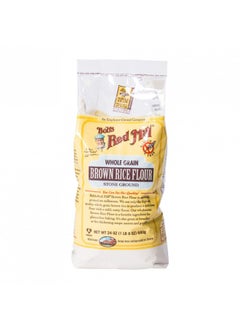 اشتري Bob's Red Mill, Whole Grain Brown Rice Flour, 1. lb في الامارات