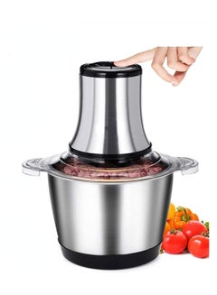 Buy Meat Mincer 3l 800w Electric Meat Grinder Blender Mincer Mixer Stainless Steel Electric Chopper Automatic Food Processor Machine in UAE