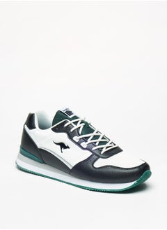 اشتري Men's Colourblock Sneakers with Lace-Up Closure في الامارات