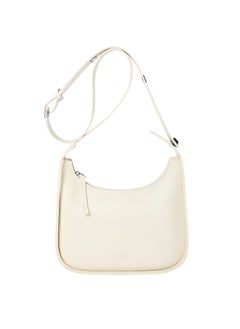 اشتري Women's PU Leather Shoulder Bag, Ladies Large Capacity Side Bag Carry Bag, Daily Commuter/Banquet/Party/Campus Handbag Tote Bags Clutch Bag Phone Bag Beach Bag for Girls/College Students(White) في الامارات