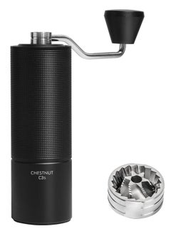 Buy TIMEMORE C3S Manual Coffee Grinder with CNC Stainless Steel Conical Burr Capacity 25g, Internal Adjustable Setting, Double Bearing Positioning for Travel, Camping, Gift Chestnut (Black) in UAE