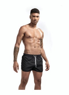 Buy Men's Casual Summer Beach Shorts Quick Dry Workout Elastic Waist Shorts With Drawstring in UAE