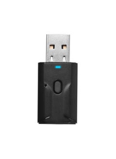 Buy USB BT5.0 Wireless Audio Adapter Portable Transmitter & Receiver 15M Operating Distance Low Latency No Driver Installation with 3.5mm Audio Cable in UAE