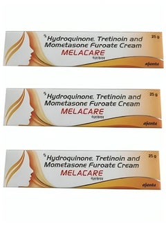 Buy Pack of 3 Melacare Cream For Face Melasma hyperp igmentation Dark spots Skin Wrinkles 75g in UAE
