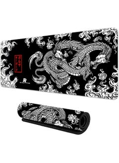 Buy Japanese Dragon Large Gaming Mousepad Keyboard Gamer Mouse Pad on The Table Speed Desk Mat Anime 800 * 300 * 3mm Mouse Mats in Saudi Arabia