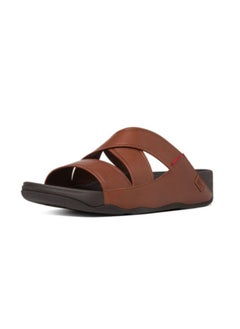 Buy 049-7 Fitflop Mens Sandals   CHI SLIDE B08-277 Tan in UAE