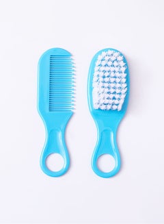 Buy Kids Comb Baby Hair Brush and Comb Set for Newborn Scalp Grooming Product for Infant Toddler Kids (blue) in Saudi Arabia