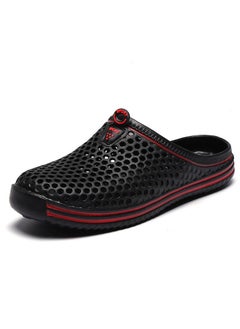 Buy Men/Women Couple Shoes Hole Shoes Black in Saudi Arabia