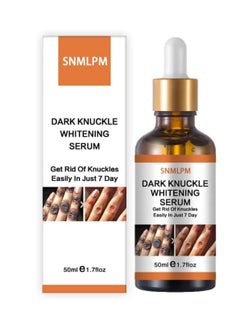 اشتري Dark Knuckle Whitening Serum 7 days Treatment for Dark Spots in Hand and Feet Knuckles Exfoliating Improves Dullness Powerful Whitening Effect For Men and Women 50ml في الامارات