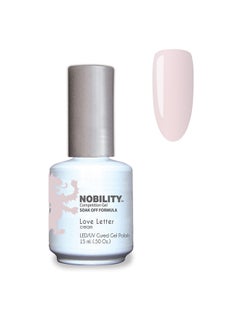 Buy Nobility Soak Off Love Letter UV Led Cured Nail Polish Color Deep Apricot Cream 15 ml Nbgp139 in UAE