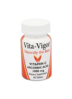 Buy Vitamin C Ascorbic Acid 1000mg Tablets 60s in UAE