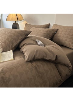 Buy 4-Piece Cotton Comfortable Set Bed Sheet Set Gift Birthday Gift Moving Gift in Saudi Arabia